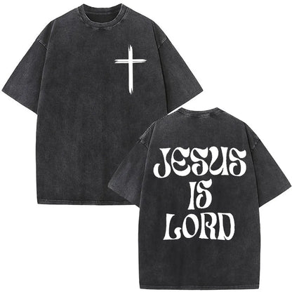 Vintage Washed Nothing But The Blood of Jesus Christian Bible Verse Comfort  T-shirts Men Women Fashion  T Shirt Street Wear